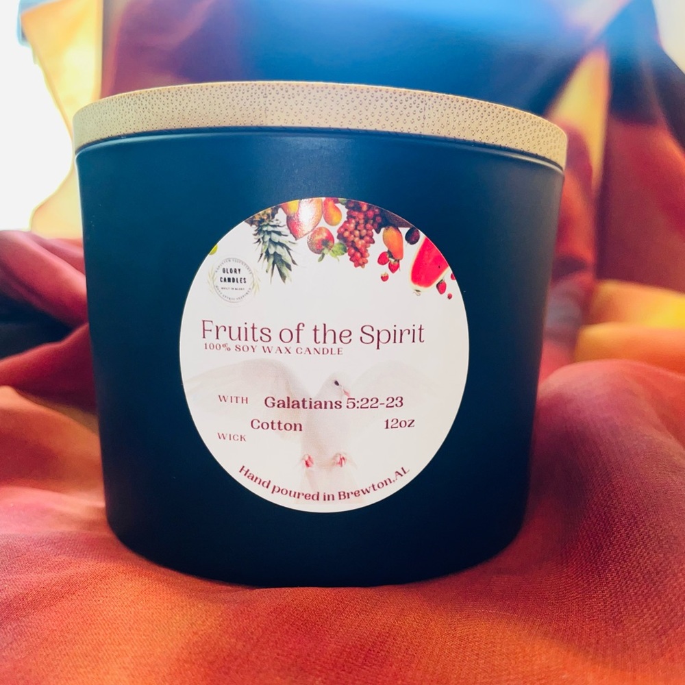 Fruits of the Spirit 100% Soy Candle 12oz 3-Wick